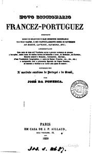 Cover of: Novo diccionario francez-portuguez