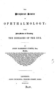 Cover of: The present state of ophthalmology