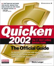 Cover of: Quicken(R) 2002: The Official Guide