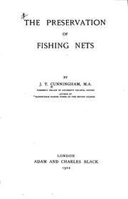 Cover of: The Preservation of Fishing Nets