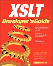 Cover of: XSLT Developer's Guide