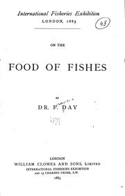 Cover of: On the Food of Fishes