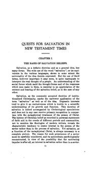 Cover of: Quests for Salvation in New Testament Times | Charles James Ritchey