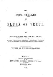 Cover of: The Rock Temples of Elurâ Or Verul