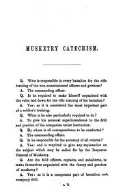 A musketry catechism: for the use of both services and rifle clubs by Richard George Coles
