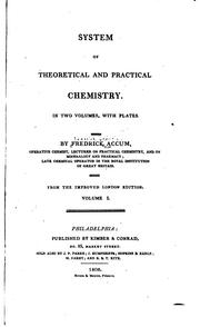 Cover of: System of Theoretical and Practical Chemistry