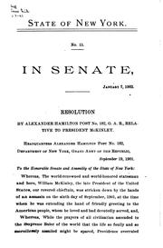 Cover of: Documents of the Senate of the State of New York