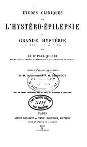 Cover of: Études cliniques sur l'hystéro-épilepsie, ou Grande hystérie