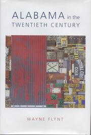 Cover of: Alabama in the twentieth century