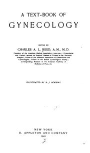 A Textbook of gynecology by Charles Alfred Lee Reed