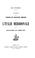 Cover of: Études sur l'histoire des principautés lombardes de l'Italie méridionale: et ...