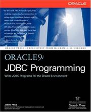 Cover of: Oracle9i JDBC programming