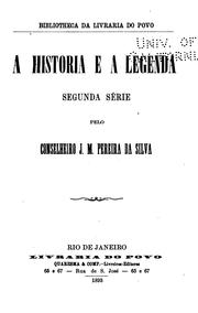 Cover of: A historia e a legenda: primo -quarta série