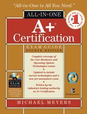 Cover of: A+ Certification All-in-One Exam Guide, 4th Edition