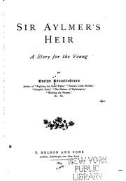 Cover of: Sir Aylmer's Heir: A Story for the Young