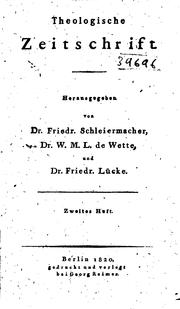 Cover of: Theologische Zeitschrift