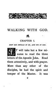 Cover of: Walking with God: the life hid with Christ