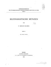 Cover of: Kleinasiatische Münzen