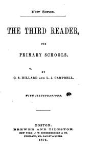 Cover of: The Third Reader for Primary Schools