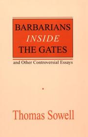 Cover of: Barbarians inside the gates--and other controversial essays