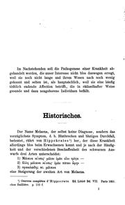 Cover of: Ueber Malaena der Neugebornen nebst Bemerkungen über die Obliteration der foetalen Wege ...