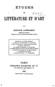 Cover of: Études de Littérature Et D'art