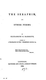 Cover of: The seraphim, and other poems, by E.B. Barrett