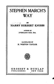 Cover of: Stephen March's Way