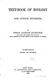 Cover of: Text-book of Zoology for Junior Students