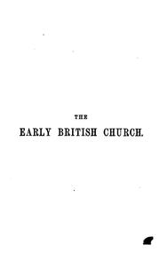 Cover of: The early British Church |