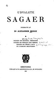 Cover of: Udvalgte sagaer