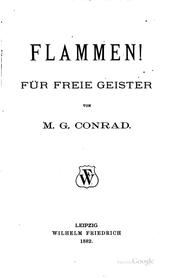 Cover of: Flammen!: Für freie Geister