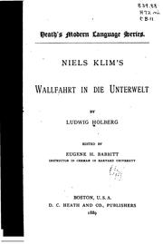 Cover of: Niels Klim's Wallfahrt in die Unterwelt