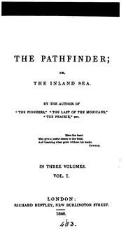 Cover of: The Pathfinder; or, The inland sea, by the author of 'The pioneers'.