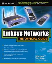 Cover of: Linksys networks: the official guide