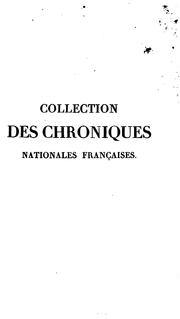 Cover of: Chronique de la conquête de Constantinople et de l'établissement des Français en Morée
