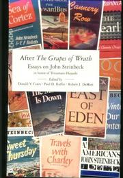 Cover of: After the Grapes of Wrath: essays on John Steinbeck in honor of Tetsumaro Hayashi