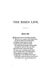 Cover of: The risen life, hymns and poems for the Christian year, Easter to Advent by 