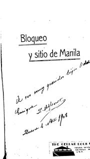 Bloqueo y sitio de Manila en 1898 by José Roca de Tagores y Saravia