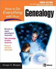 Cover of: How to do everything with your genealogy