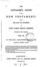 Cover of: The cottager's guide to the New Testament