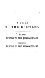 A guide to the epistles of Paul the Apostle by Alexander Robert C . Dallas