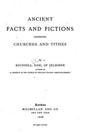 Cover of: Ancient Facts and Fictions Concerning Churches and Tithes