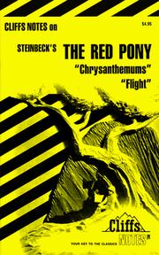 Cover of: The red pony, Chrysanthemums, Flight by Gary Carey