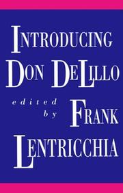 Cover of: Introducing Don DeLillo