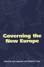 Cover of: Governing the new Europe