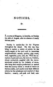 Cover of: Notices Respecting Jamaica, in 1808 - 1809 - 1810