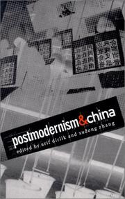 Cover of: Postmodernism and China (boundary 2 book)