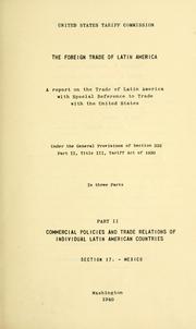 Cover of: foreign trade of Latin America: a report on the trade of Latin America with special reference to trade with the United States ...