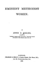 Cover of: Eminent Methodist Women